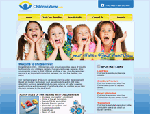 Tablet Screenshot of childrenview.com